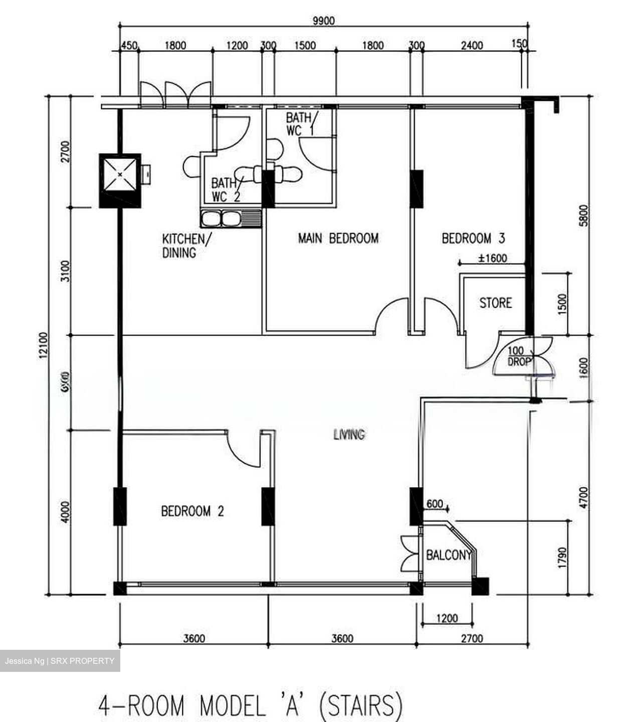 Blk 409 Serangoon Central (Serangoon), HDB 4 Rooms #552022721